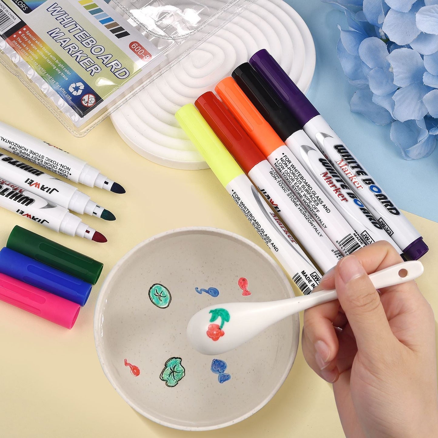 Floating Marker Pens (Pak van 8)