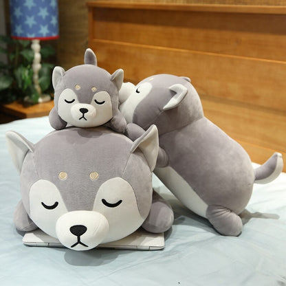 Shiba Inu Cartoon Pillow