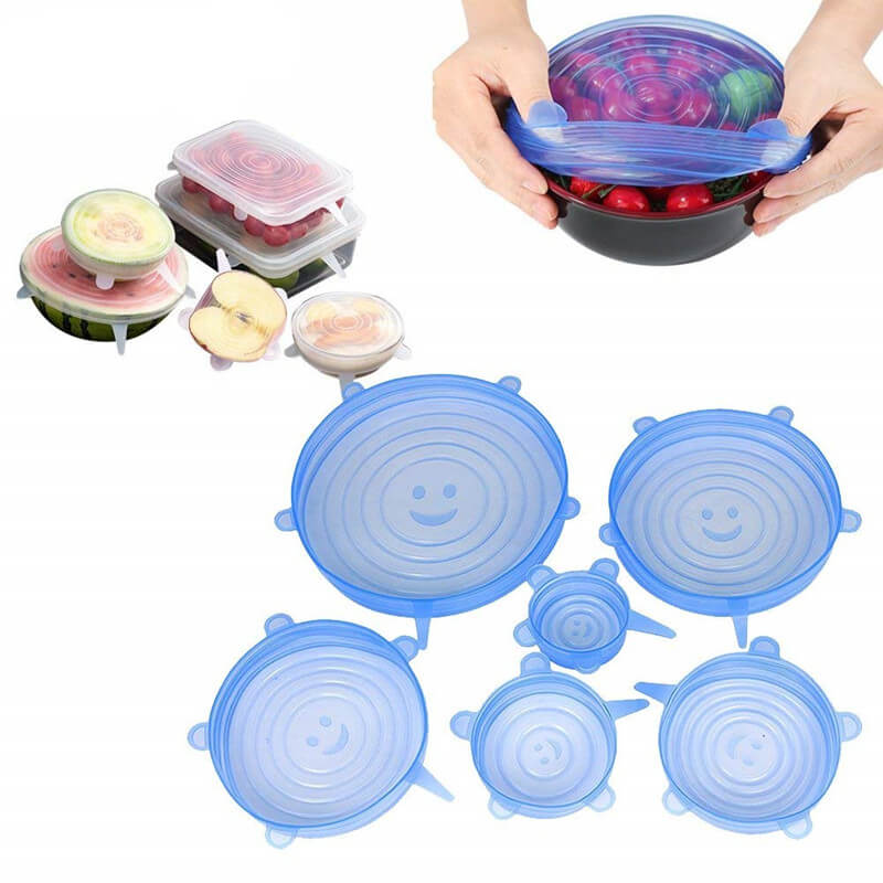 Silicone Stretch Lids (6 pieces)