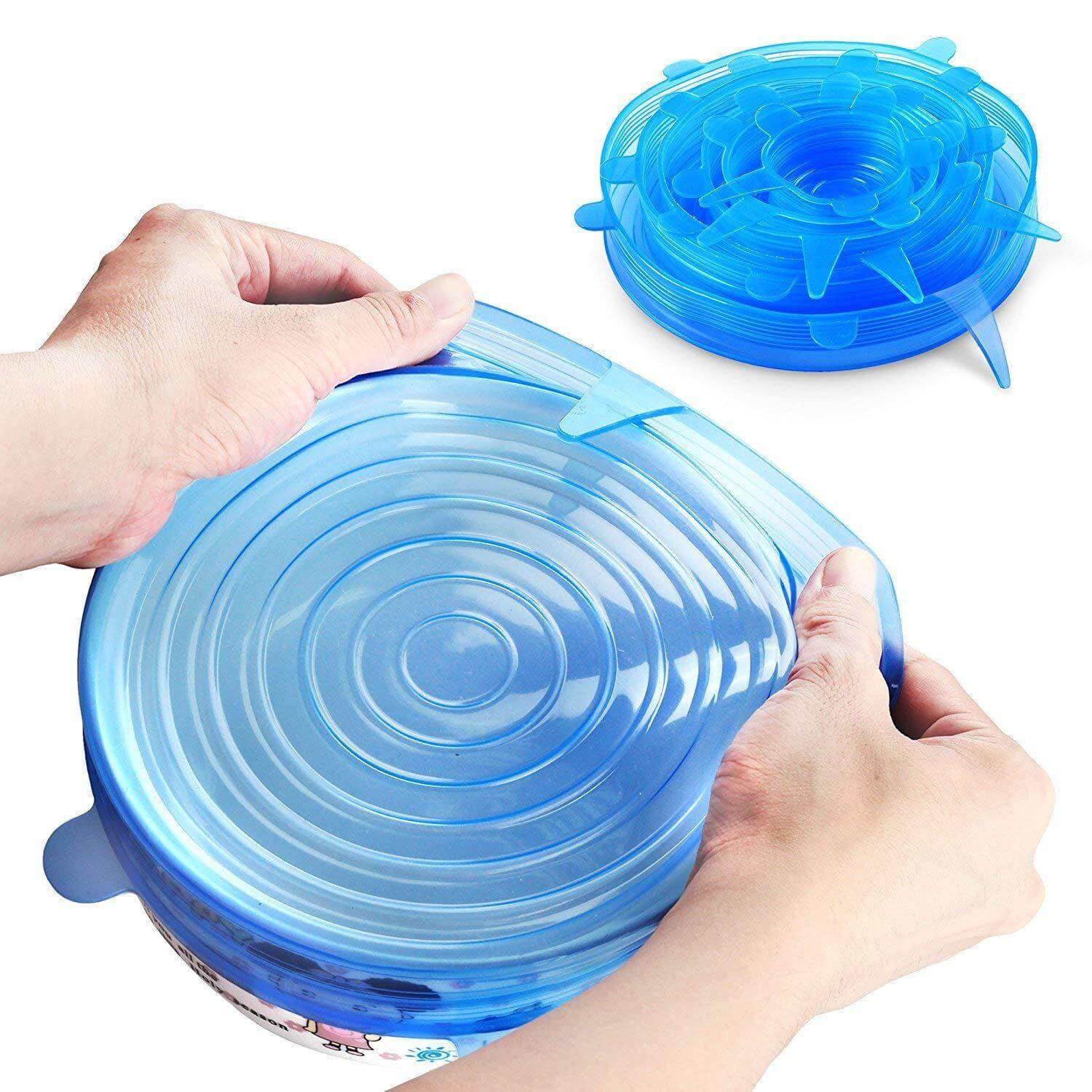 Silicone Stretch Lids (6 pieces)