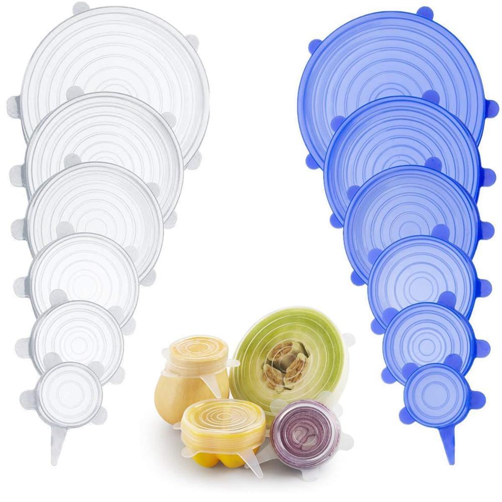 Silicone Stretch Lids (6 pieces)
