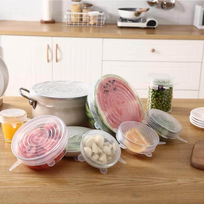 Silicone Stretch Lids (6 pieces)
