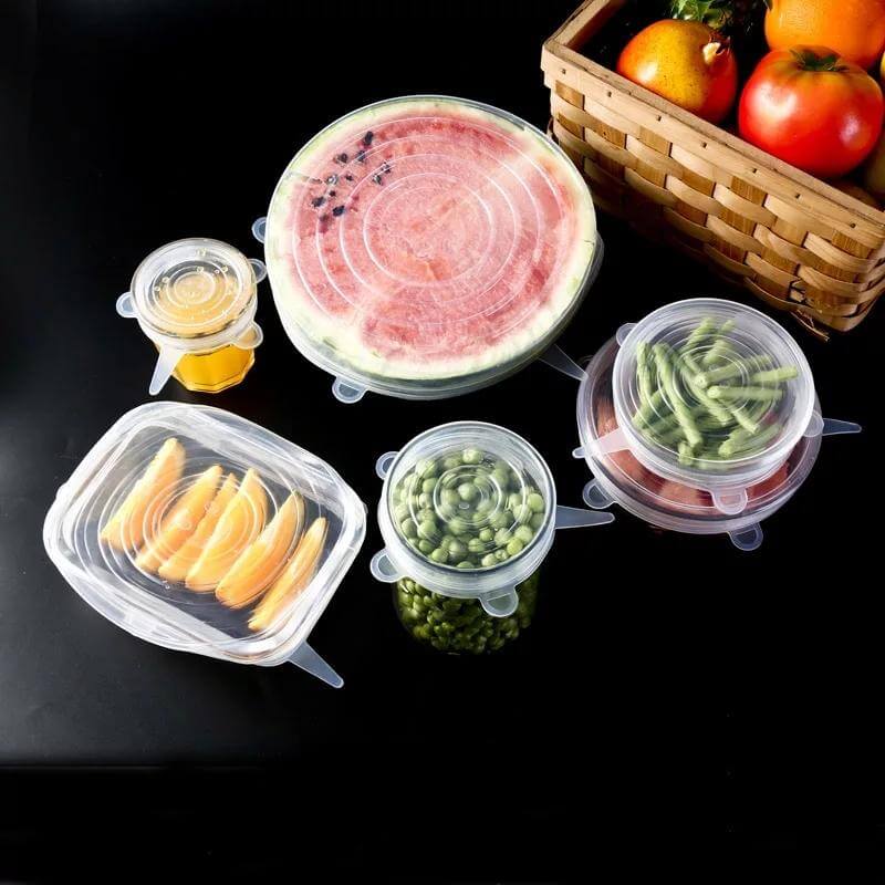 Silicone Stretch Lids (6 pieces)