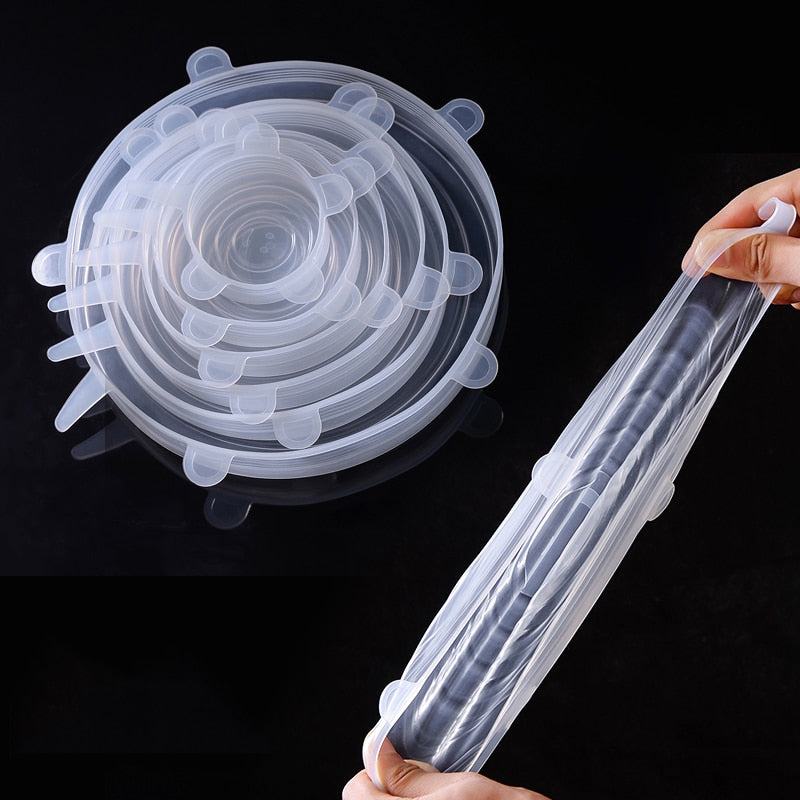 Silicone Stretch Lids (6 pieces)
