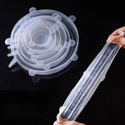 Silicone Stretch Lids (6 pieces)