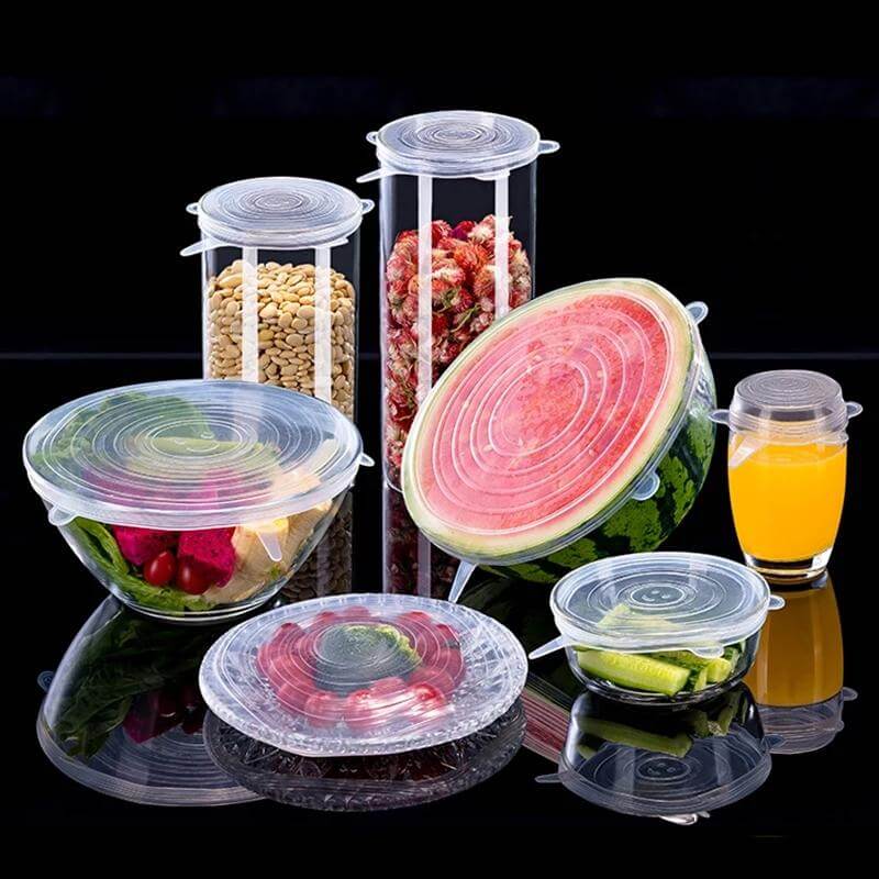Silicone Stretch Lids (6 pieces)