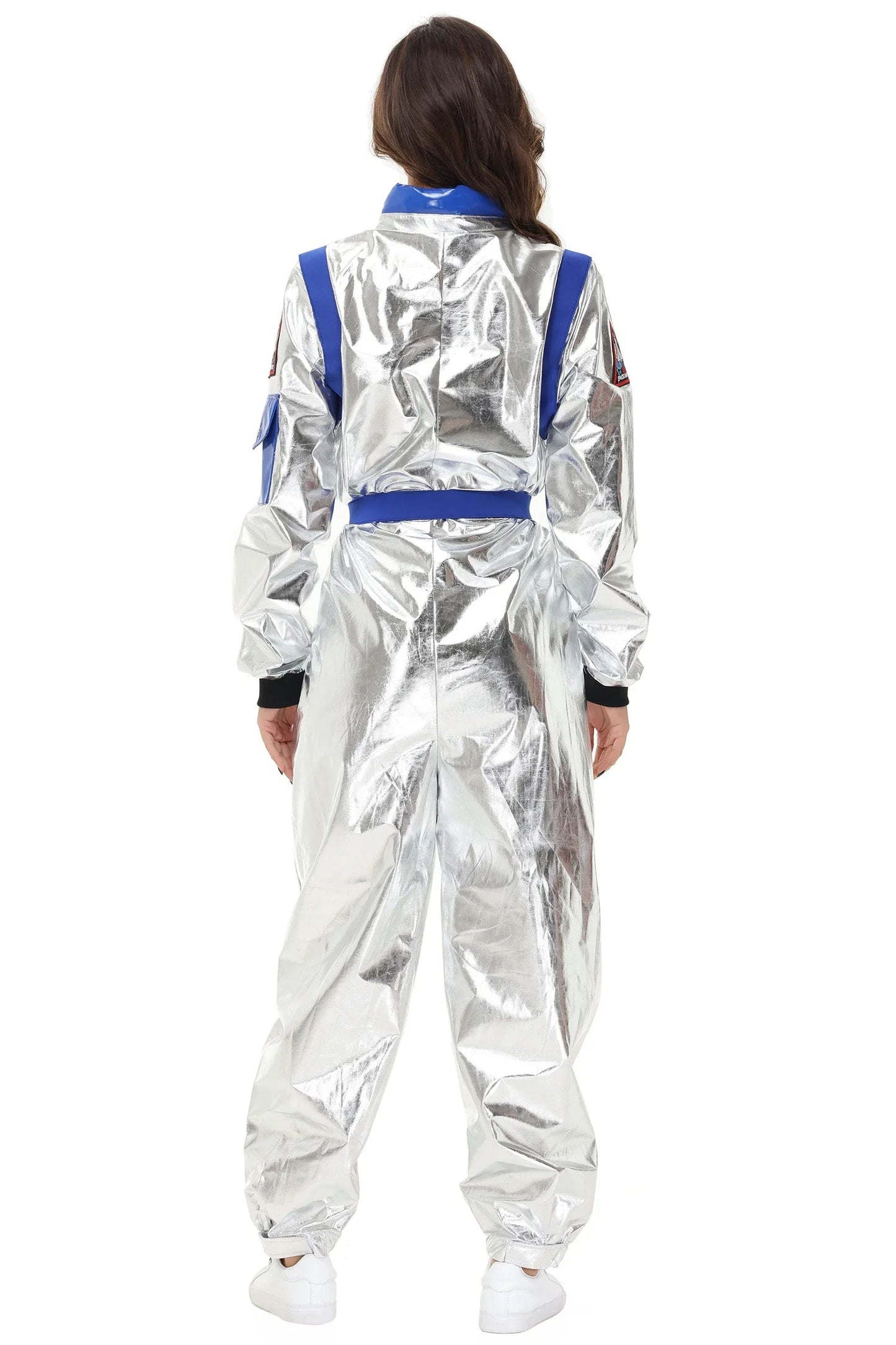Silver Astronaut Costume for Halloween and Theme Parties