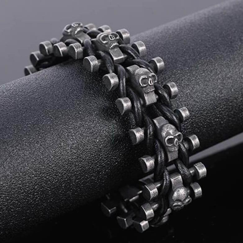 Skeleton Biker's Bracelet