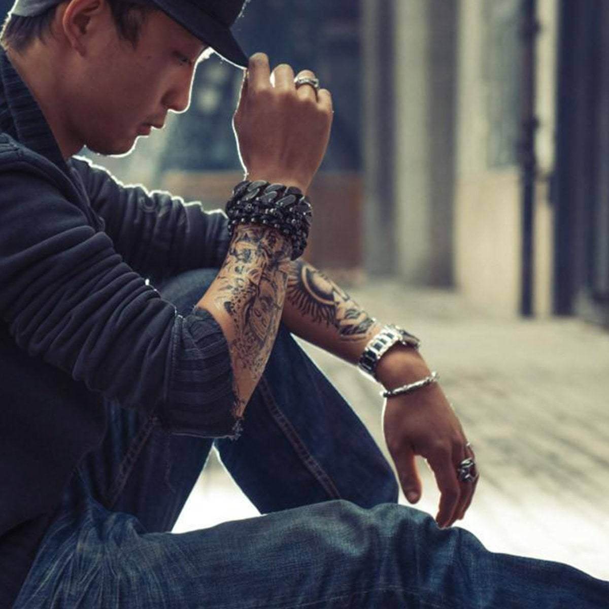 Skeleton Biker's Bracelet
