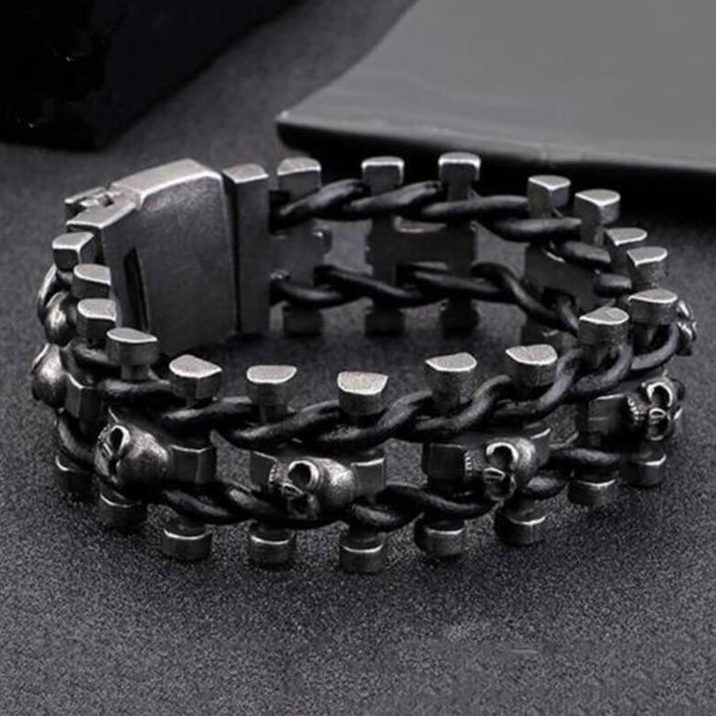 Skeleton Biker's Bracelet