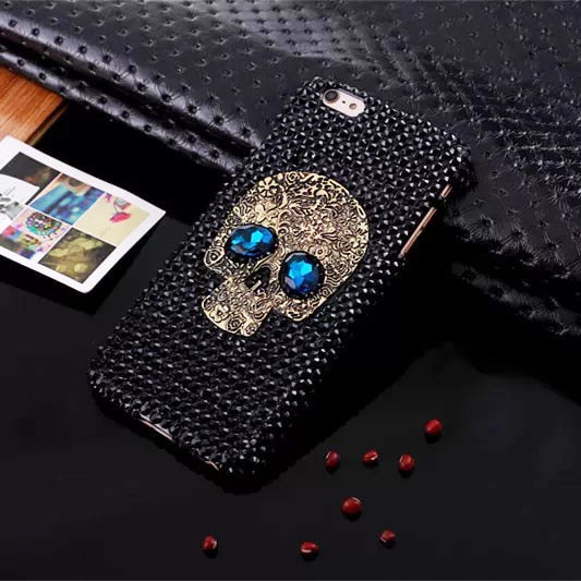 Skull Face Diamond Case