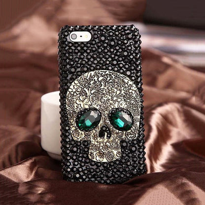 Skull Face Diamond Case