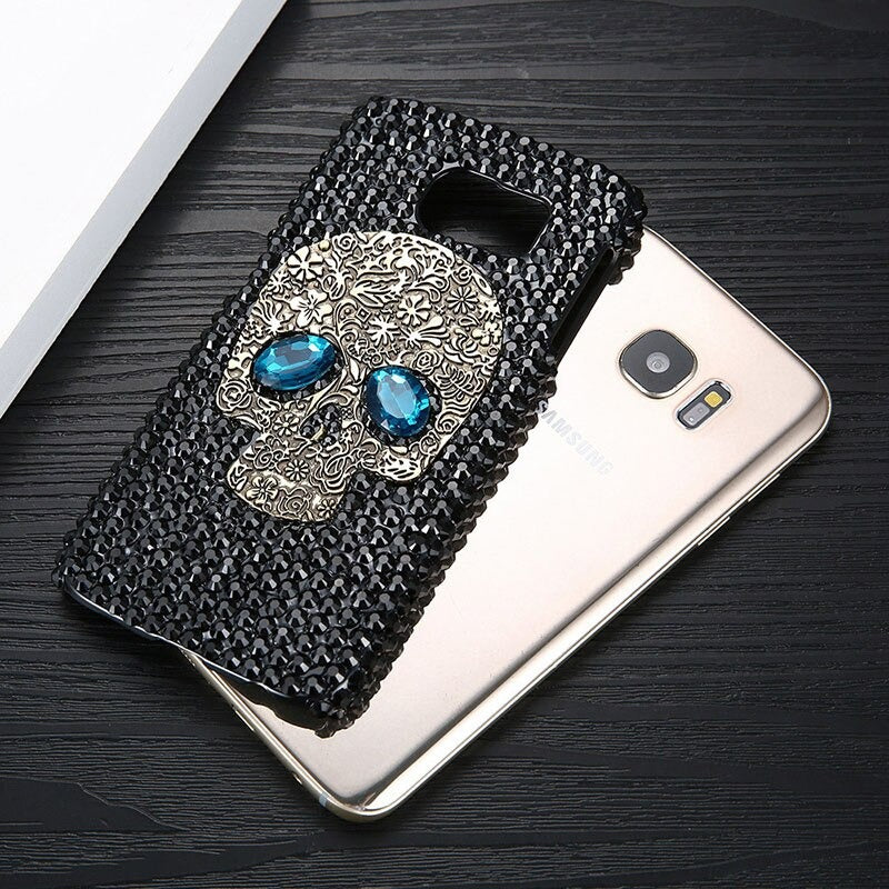 Skull Face Diamond Case