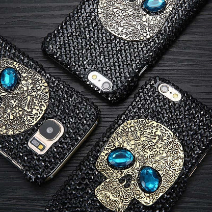 Skull Face Diamond Case