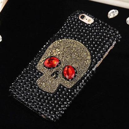 Skull Face Diamond Case