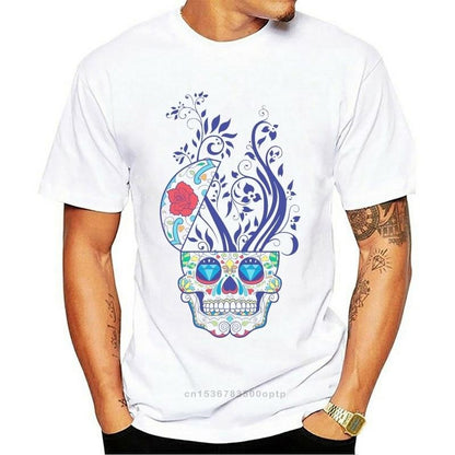 Skull Lust Rose Graphic T-shirt