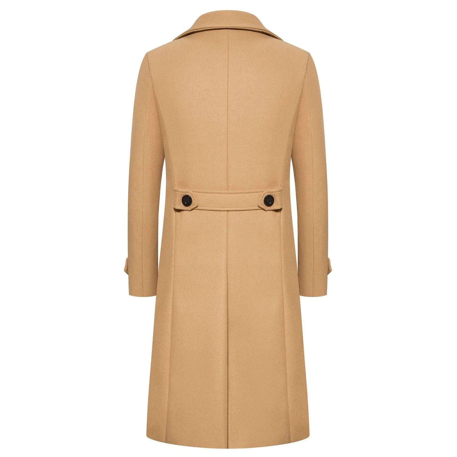 Slim Fit Winter Coat Trench Coat For Men Business Style