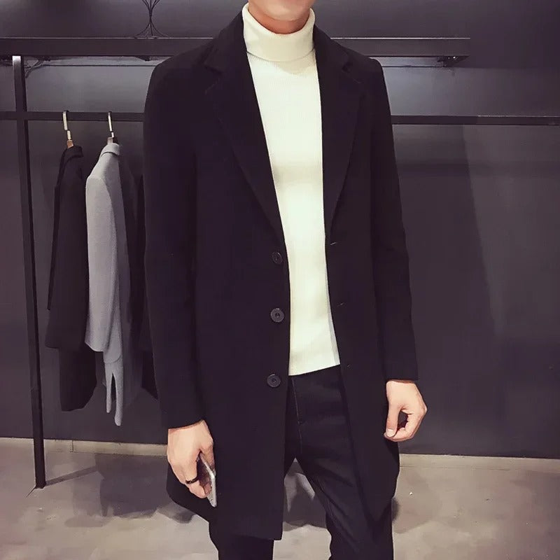 Slim-fit business men's jacket
