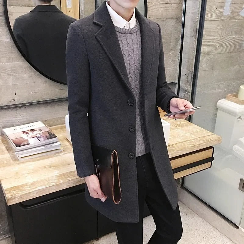 Slim-fit business men's jacket