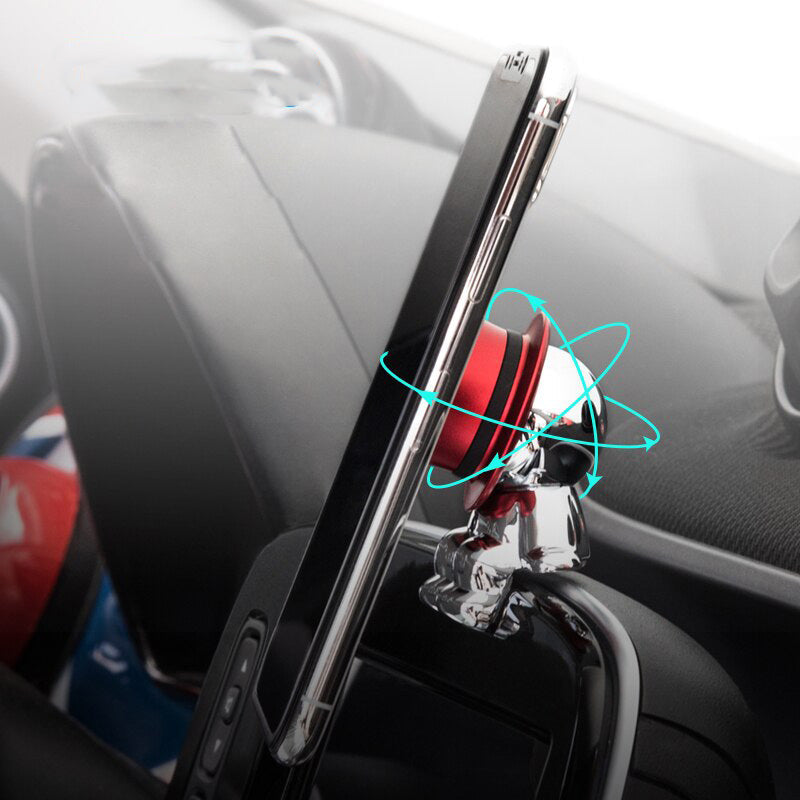 Small man magnetic phone holder