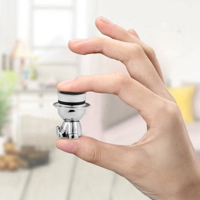 Small man magnetic phone holder
