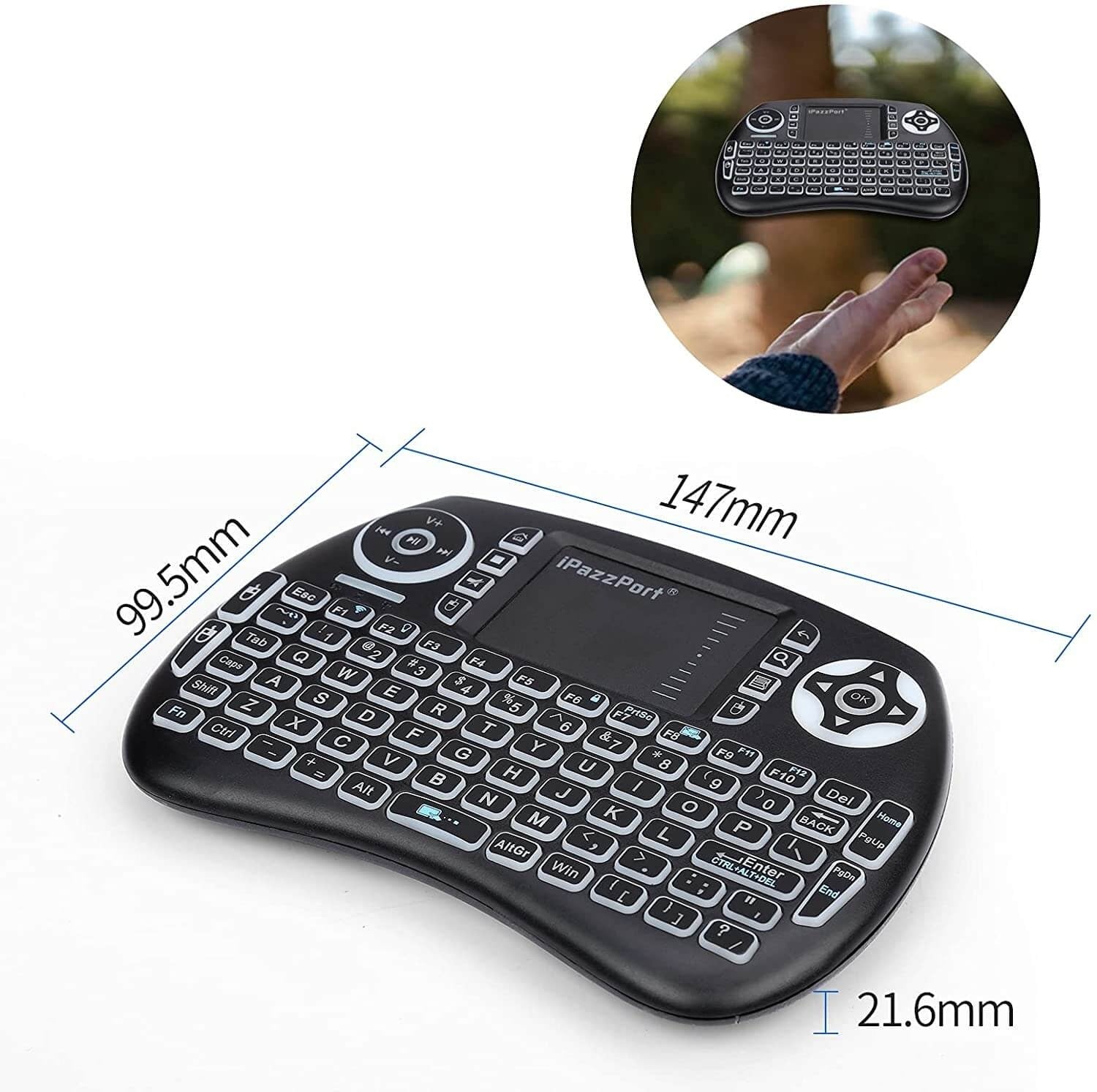 Smart Keyboard Remote Control