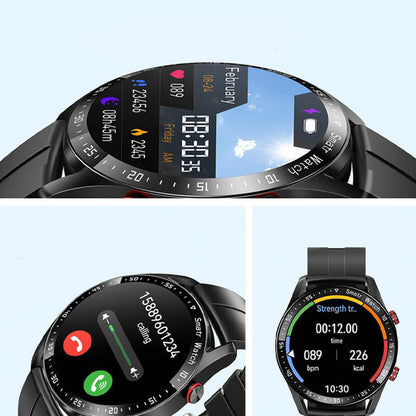 Smartwatch for Health Monitoring with Large HD Screen and Waterproof Design