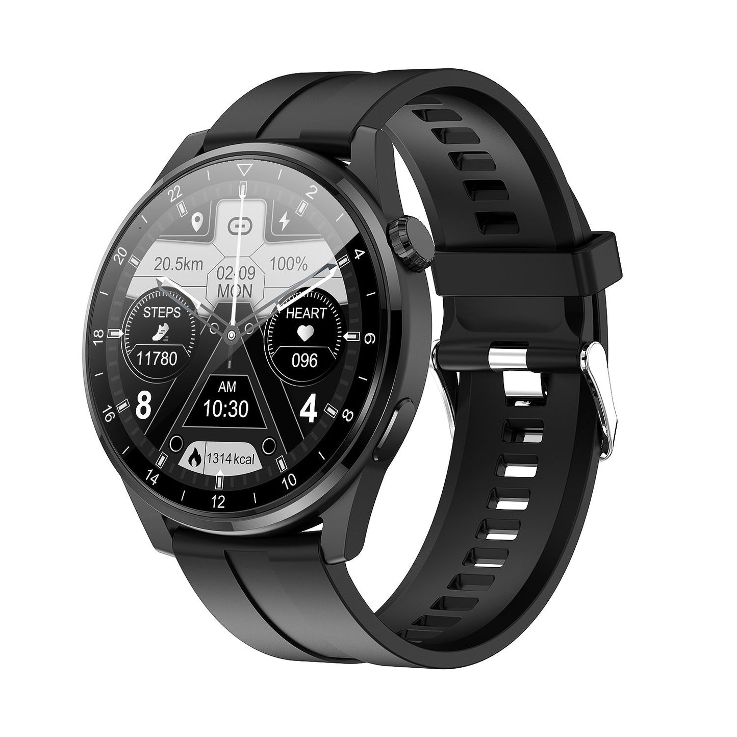 Smartwatch for Health Monitoring with Large HD Screen and Waterproof Design