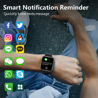 Smartwatch with Fitness Tracker and Health Monitor