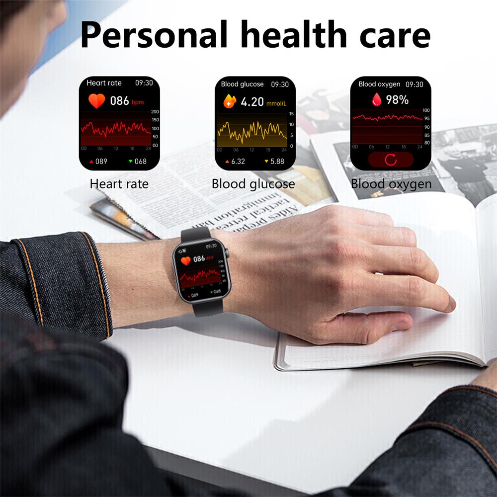 Smartwatch with Fitness Tracker and Health Monitor
