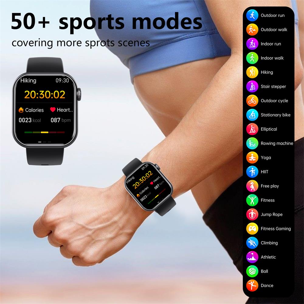 Smartwatch with Fitness Tracker and Health Monitor