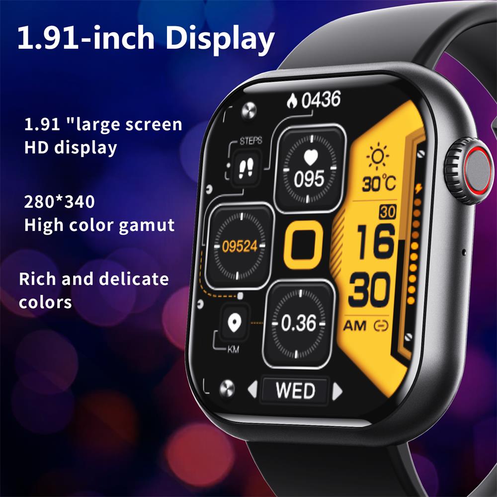 Smartwatch with Fitness Tracker and Health Monitor