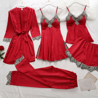 Soft Silk Look Pajama Set
