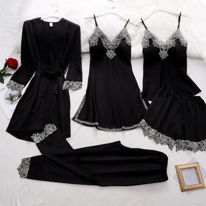Soft Silk Look Pajama Set