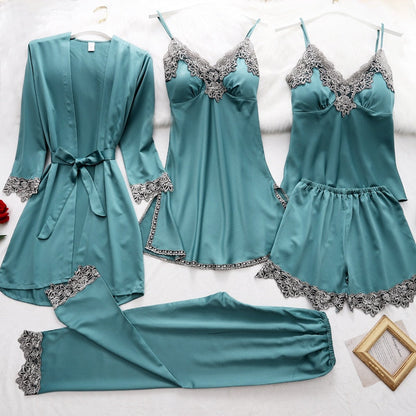 Soft Silk Look Pajama Set