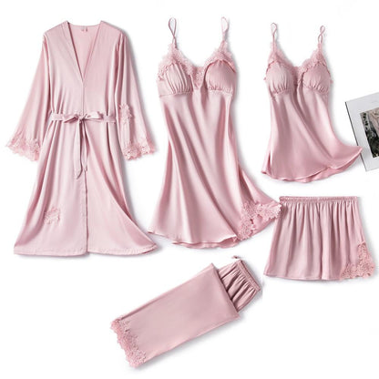 Soft Silk Look Pajama Set