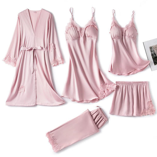 Soft Silk Look Pajama Set