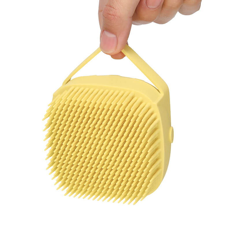 Soft silicone pet bath brush