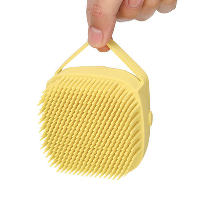 Soft silicone pet bath brush