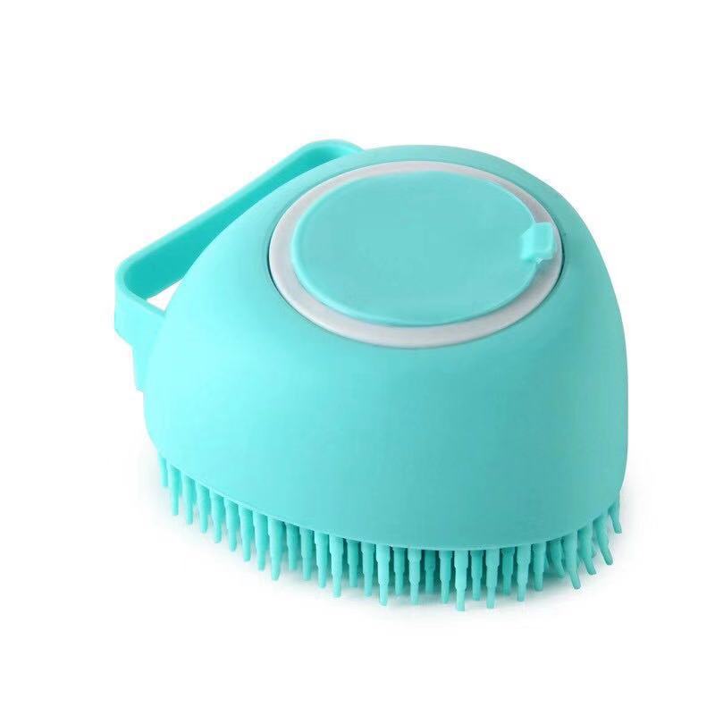 Soft silicone pet bath brush