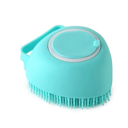 Soft silicone pet bath brush
