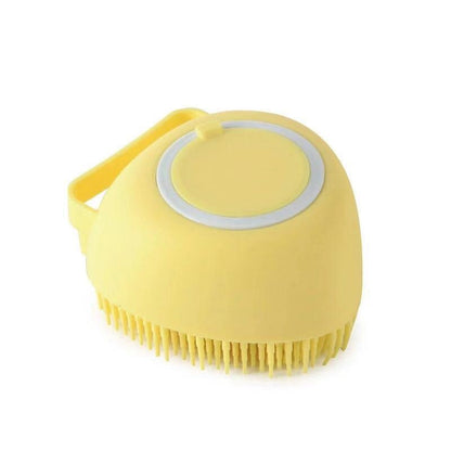 Soft silicone pet bath brush