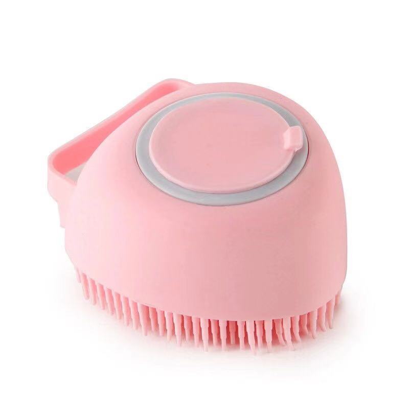 Soft silicone pet bath brush