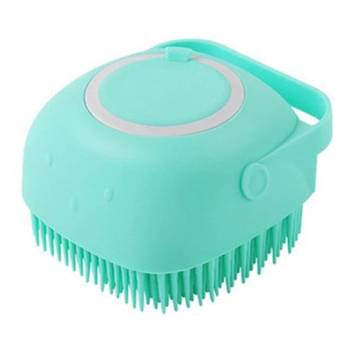 Soft silicone pet bath brush