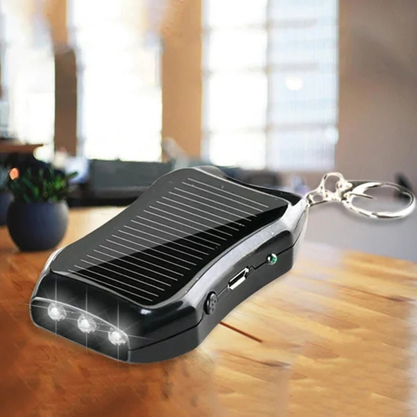 Solar Torch Powerbank Keychain