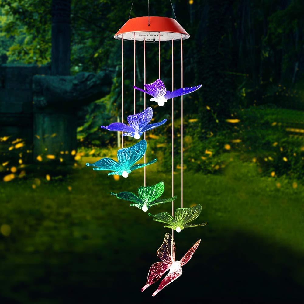 Solar-powered Butterfly Lights