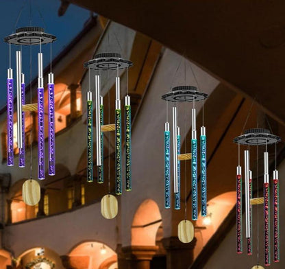 Solar-powered Musical Wind Chimes