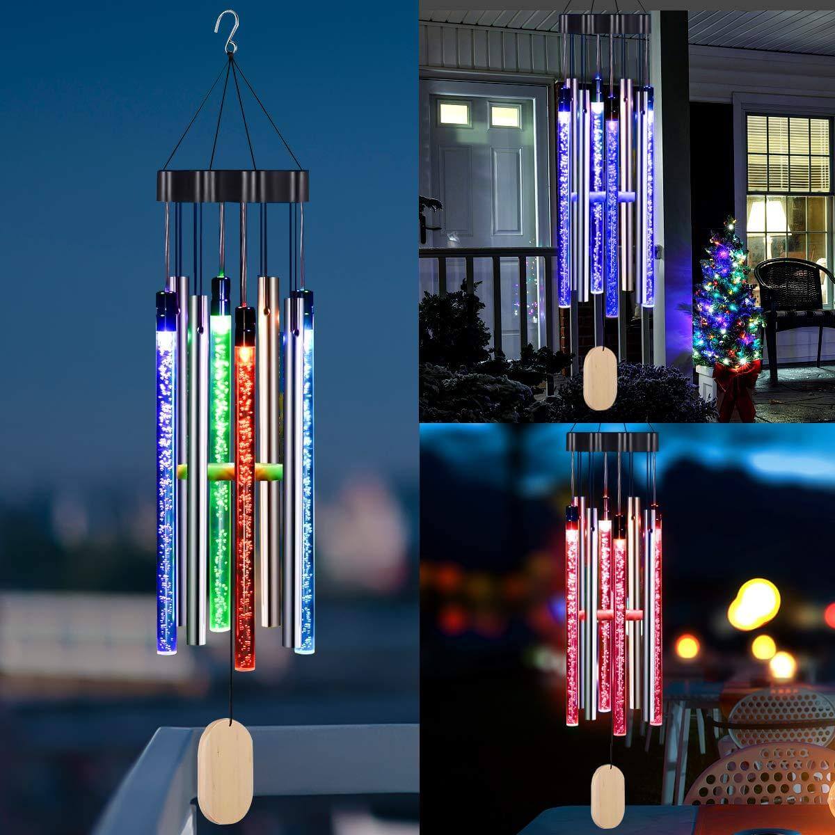 Solar-powered Musical Wind Chimes