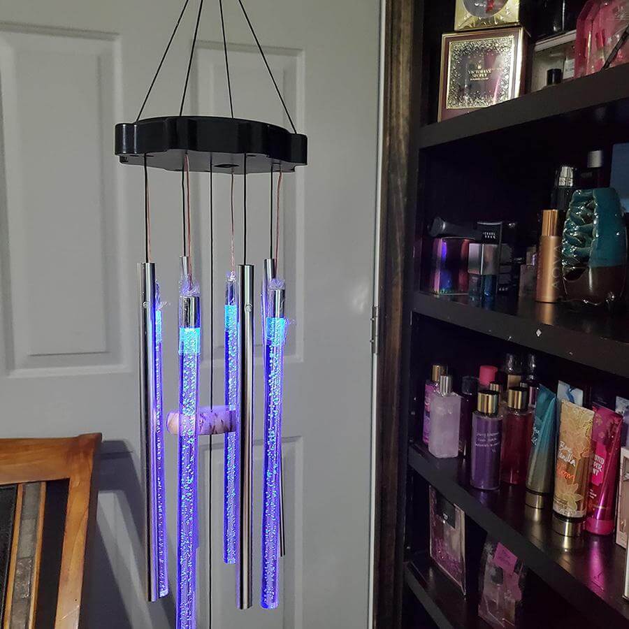 Solar-powered Musical Wind Chimes