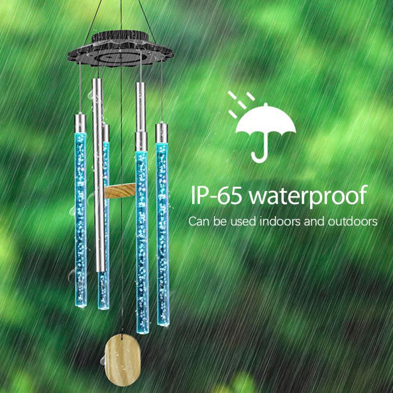 Solar-powered Musical Wind Chimes